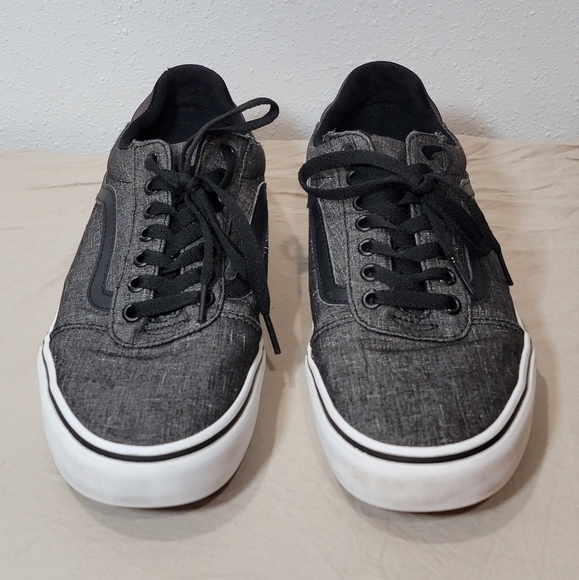Vans Ward Deluxe Comfort Skate Shoes / Sneakers Grey & Black Men’s Size 8. 5 - Picture 2 of 9